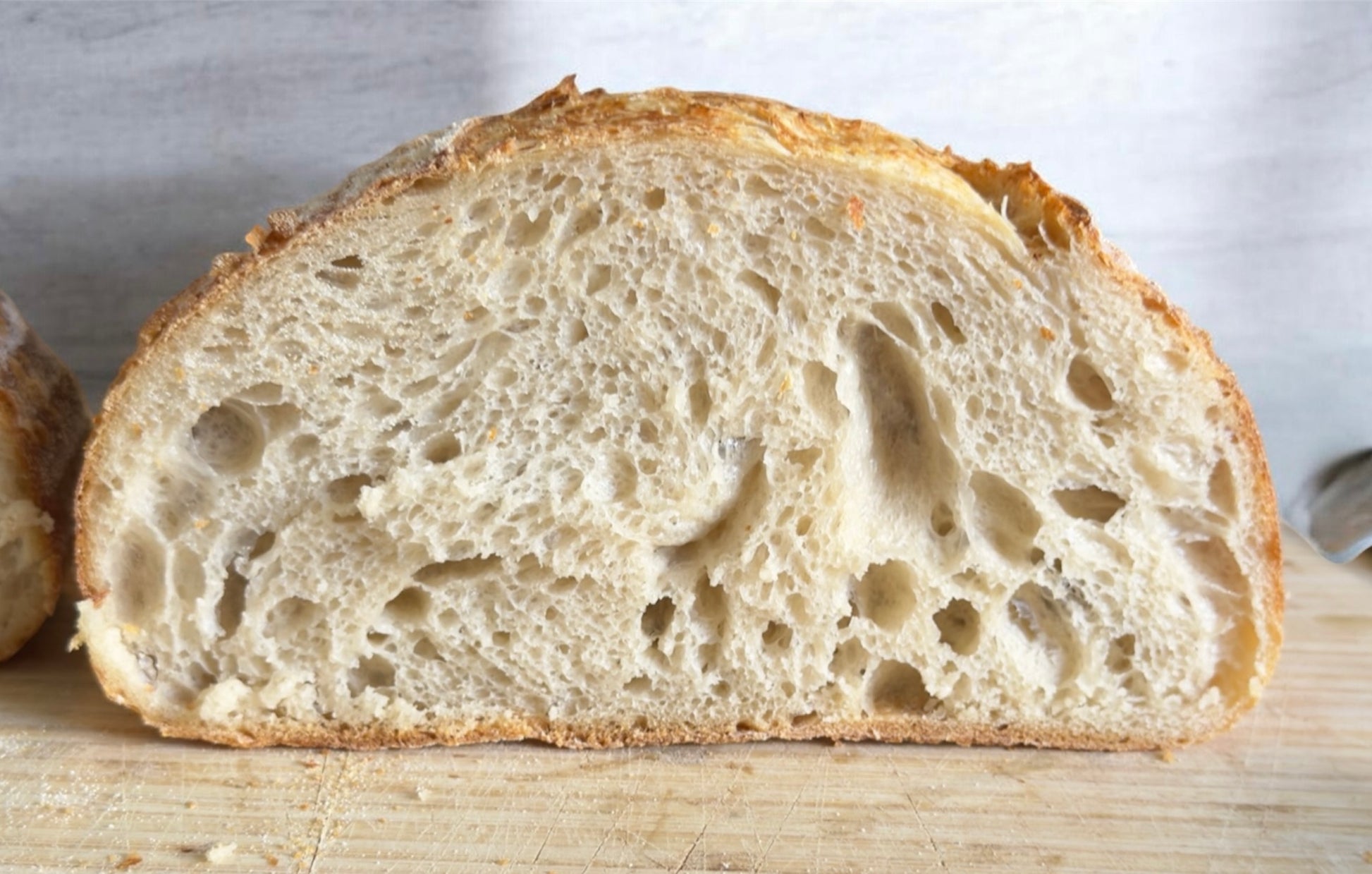 White Sourdough Crumb